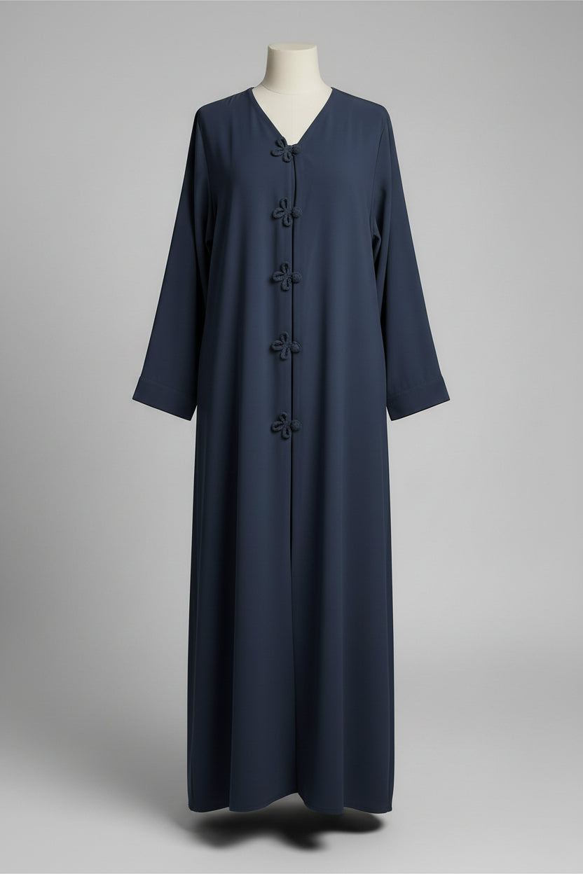 Ayah navy blue abaya