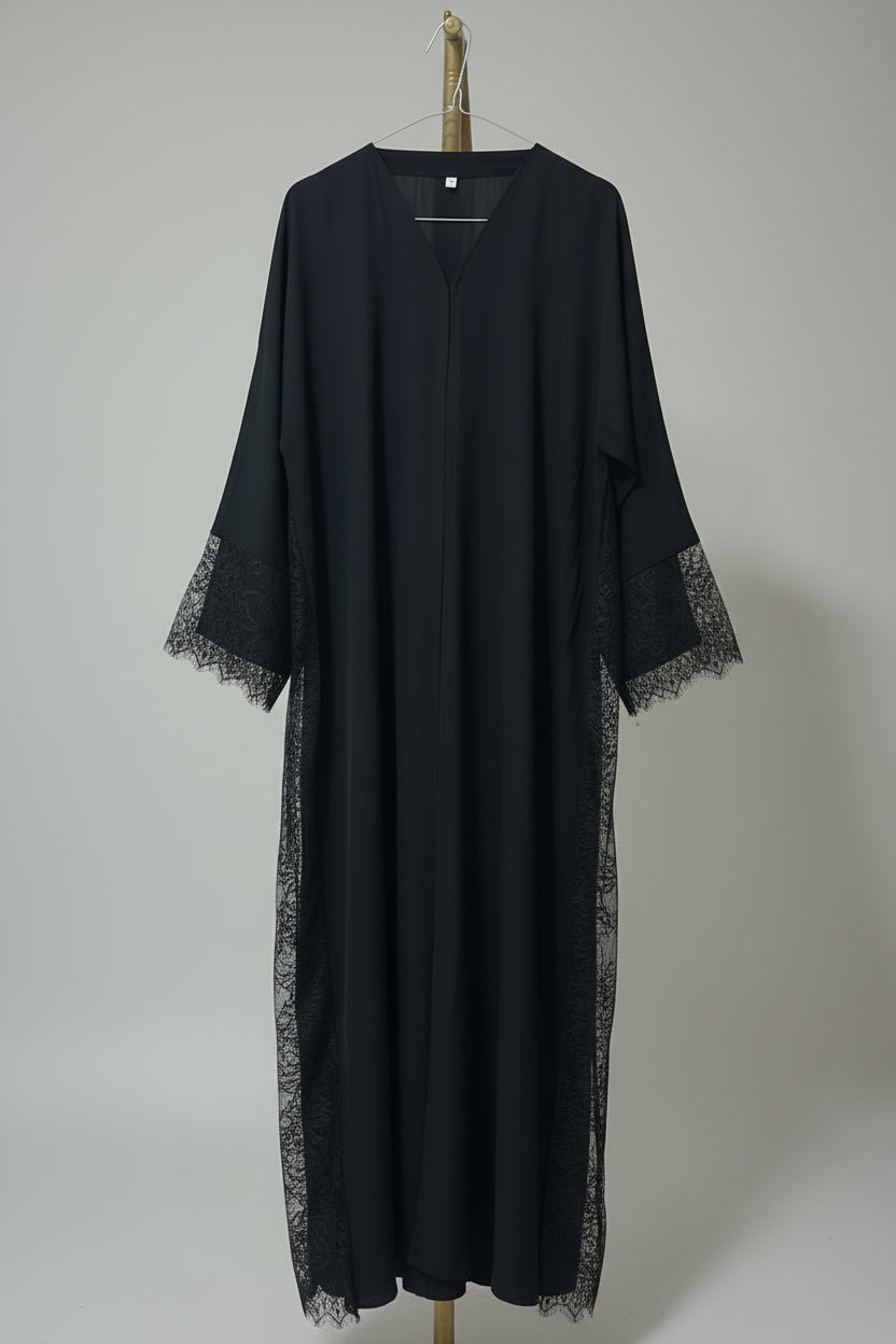 Zahra black abaya
