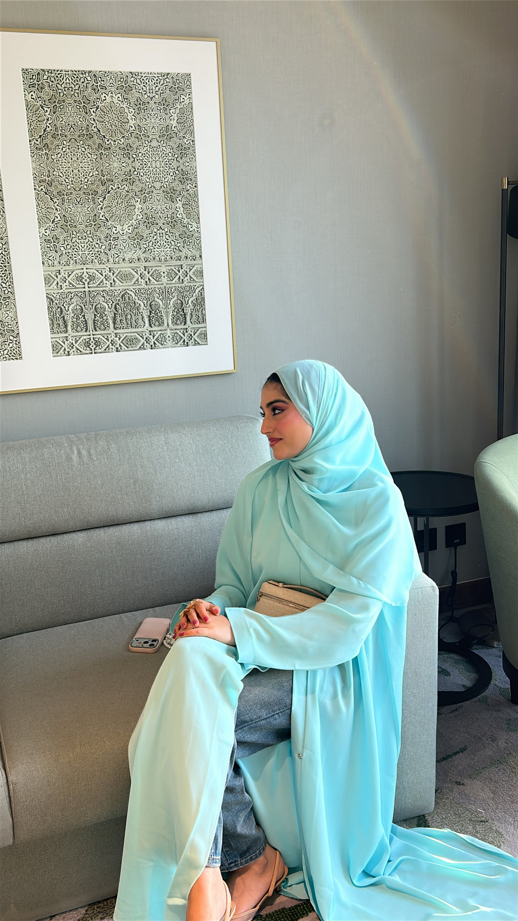 Ocean Breeze abaya