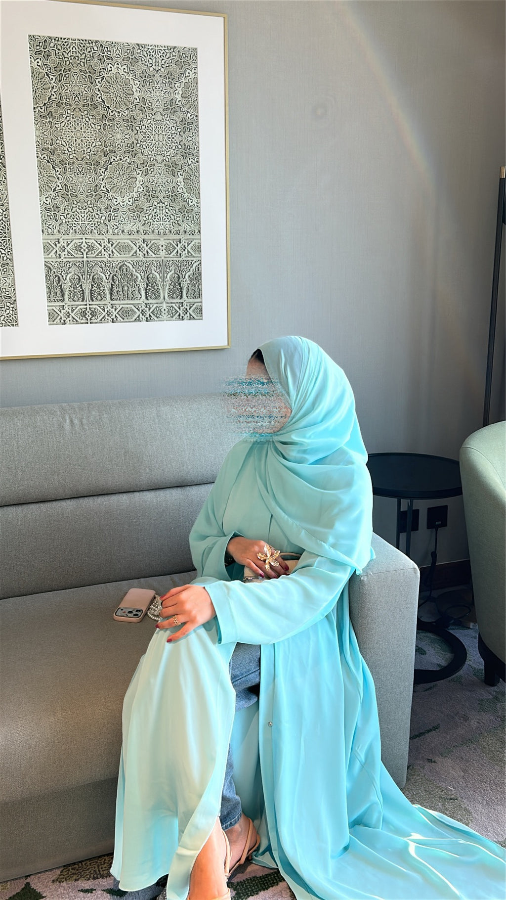 Ocean Breeze abaya